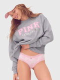 pink x loveshackfancy crew sweatshirt....