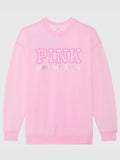 pink x loveshackfancy crew sweatshirt..