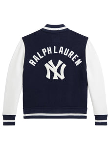 preschool polo ralph lauren navy yankees fleece jacket..