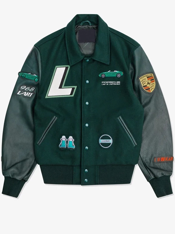product maya jama varsity jacket.