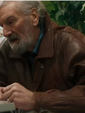 pushers s01 brown leather jacket