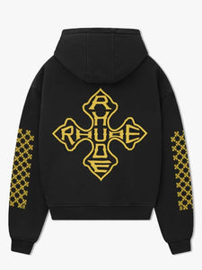 rhude cross hoodie.
