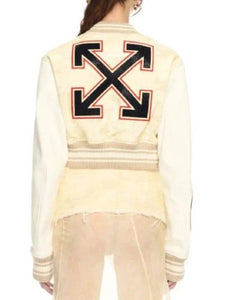 rita ora nyc varsity jacket..