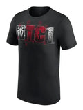 roman reigns otc 1 black t shirt..