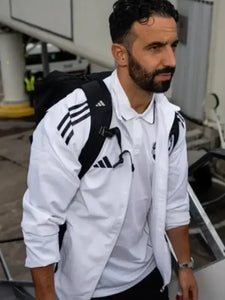 ruben amorim manchester united white jacket.