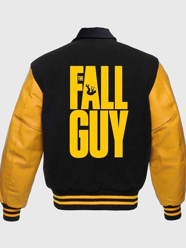 ryan gosling the fall guy letterman varsity jacket..