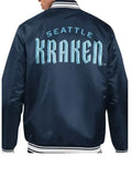 seattle kraken blue starter jacket.