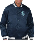 seattle kraken blue starter jacket
