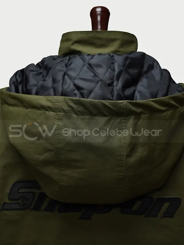 snap on jacket........