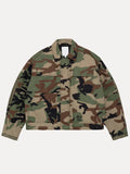 stussy camo utility work jacket