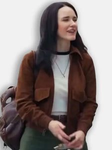 superman lois lane suede leather jacket. 