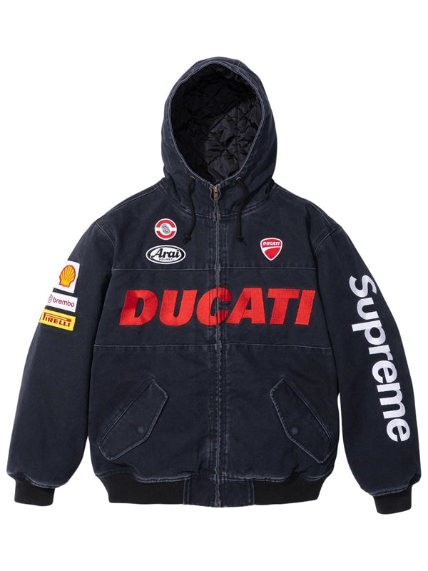 supreme ducati hooded racing jacket.....