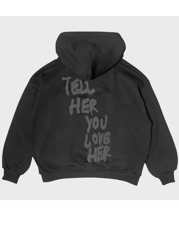 tell her you love her hoodie....