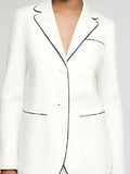 the today show 2025 vanessa price contrast trim blazer.