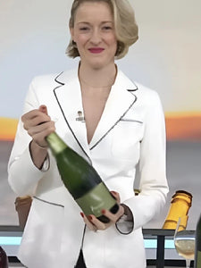 the today show 2025 vanessa price contrast trim blazer