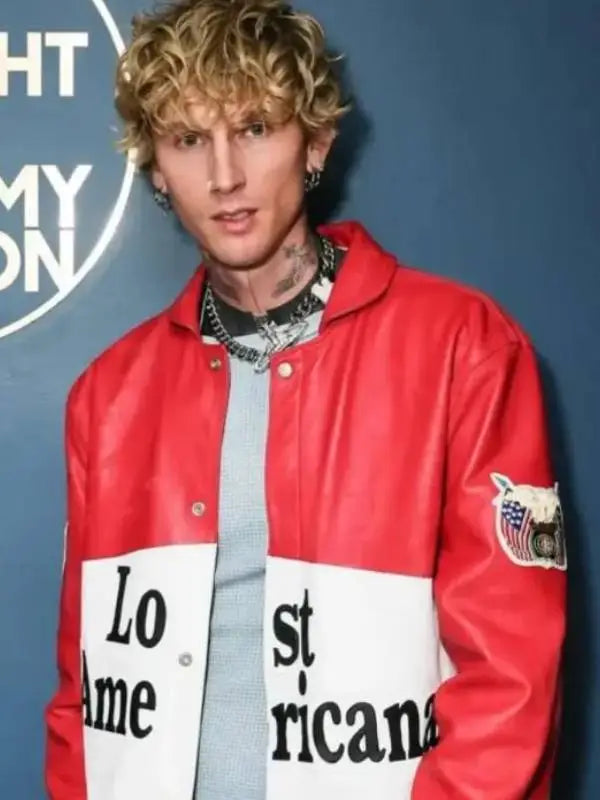 the tonight show mgk lost americana red jacket