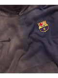 travis scott fc barcelona split dye crest hoodie..