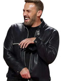 TUDUM 2025 Ben Affleck Black Leather Jacket
