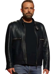 TUDUM 2025 Ben Affleck Black Leather Jacket