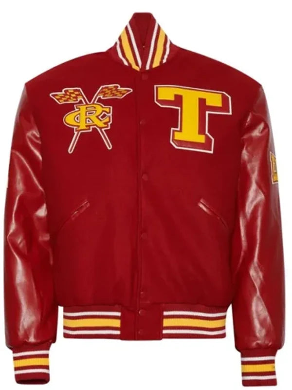 tuskegee university red varsity jacket
