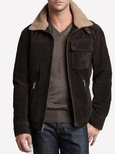 ugg belfast suede bomber jacket