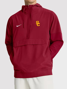 usc trojans nike anorak half zip jacket