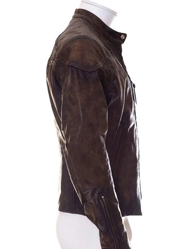 venom eddie brock biker leather jacket...