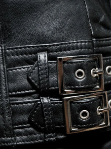 womens harley black leather jacket.
