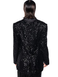 wwe pay per view alicia warrington black sequin blazer..
