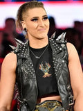 wwe rhea ripley studded vest.